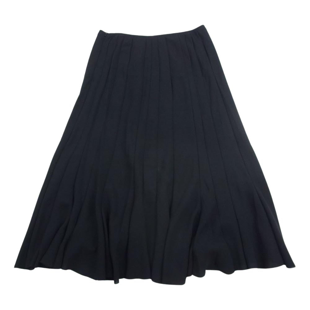 JUNYA WATANABE COMME des GARCONS ジュンヤワタナベコムデギャルソン AD2003 JM-S074 プリーツ加工 Aラインシルエット フレア スカート ブラック系 M【中古】