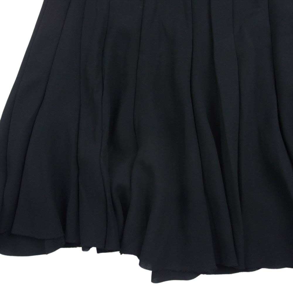 JUNYA WATANABE COMME des GARCONS ジュンヤワタナベコムデギャルソン AD2003 JM-S074 プリーツ加工 Aラインシルエット フレア スカート ブラック系 M【中古】