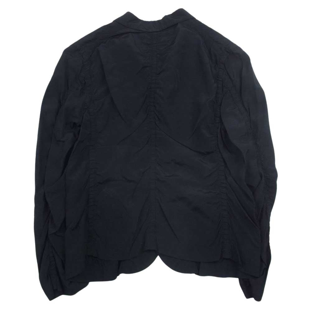tricot COMME des GARCONS トリココムデギャルソン AD2000 TJ-02001M レーヨン100％ オープンカラー 長袖 シャツ  ブラック系 M【中古】