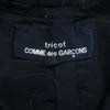 tricot COMME des GARCONS トリココムデギャルソン AD2000 TJ-02001M レーヨン100％ オープンカラー 長袖 シャツ  ブラック系 M【中古】