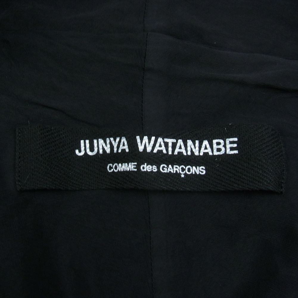 JUNYA WATANABE COMME des GARCONS ジュンヤワタナベコムデギャルソン AD2012 JJ-J022 ツイード 変形 ポンチョ カーディガン ケープ ブラック系【中古】