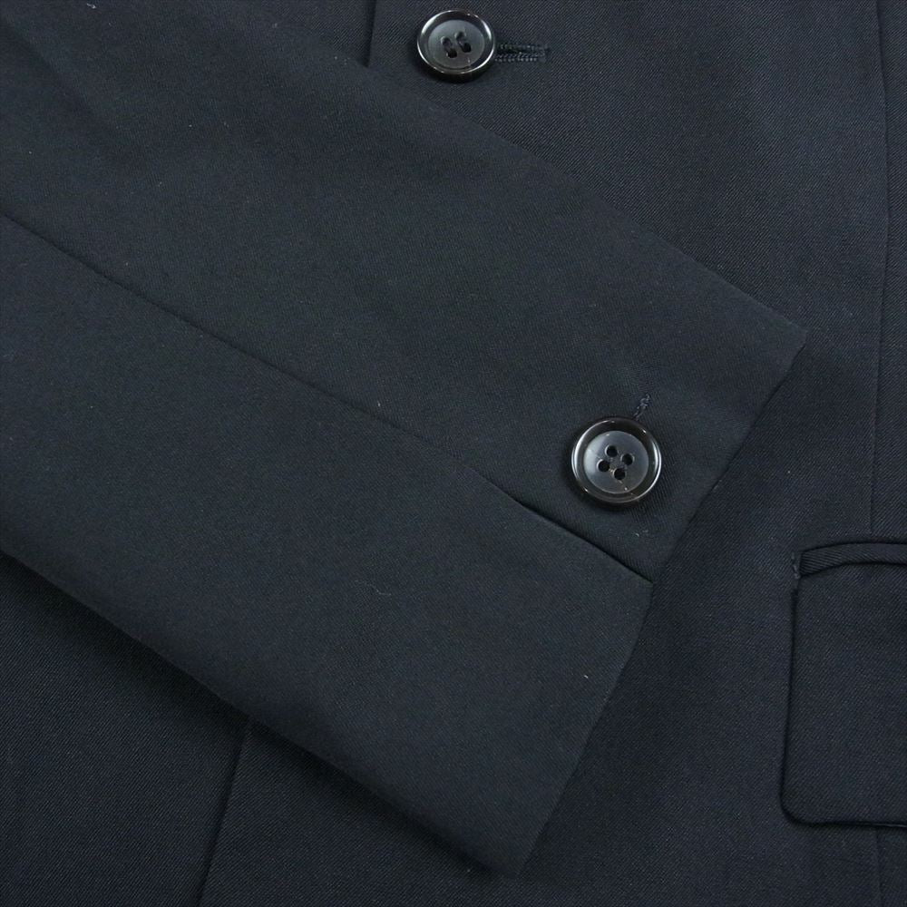 COMME des GARCONS コムデギャルソン AD2003 RU-J002 robe de chambre ローブドシャンブル ウール ラウンドカラー ジャケット ブラック系 L【中古】