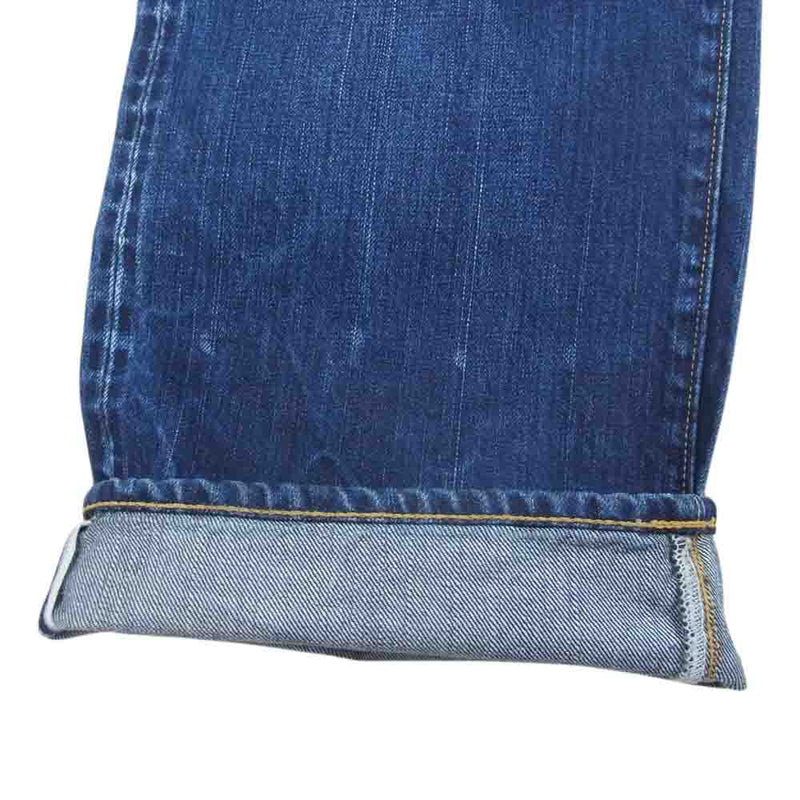 VISVIM ビズビム 20AW 0120205005028 SOCIAL SCULPTURE DRY DENIM-11 デニム ダメージ加工 パンツ  インディゴブルー系 4【美品】【中古】