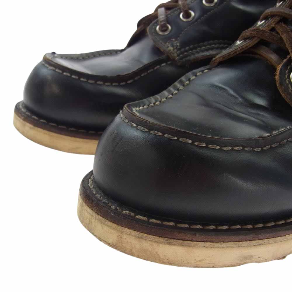 RED WING レッドウィング 9874 Irish Setter 6 Moc BLACK KLONDIKE 犬タグ 復刻 アイリッシュセッター 6インチ モック レースアップ レザー ブーツ 茶芯 クロンダイク ブラック系 8 1/2 E【中古】