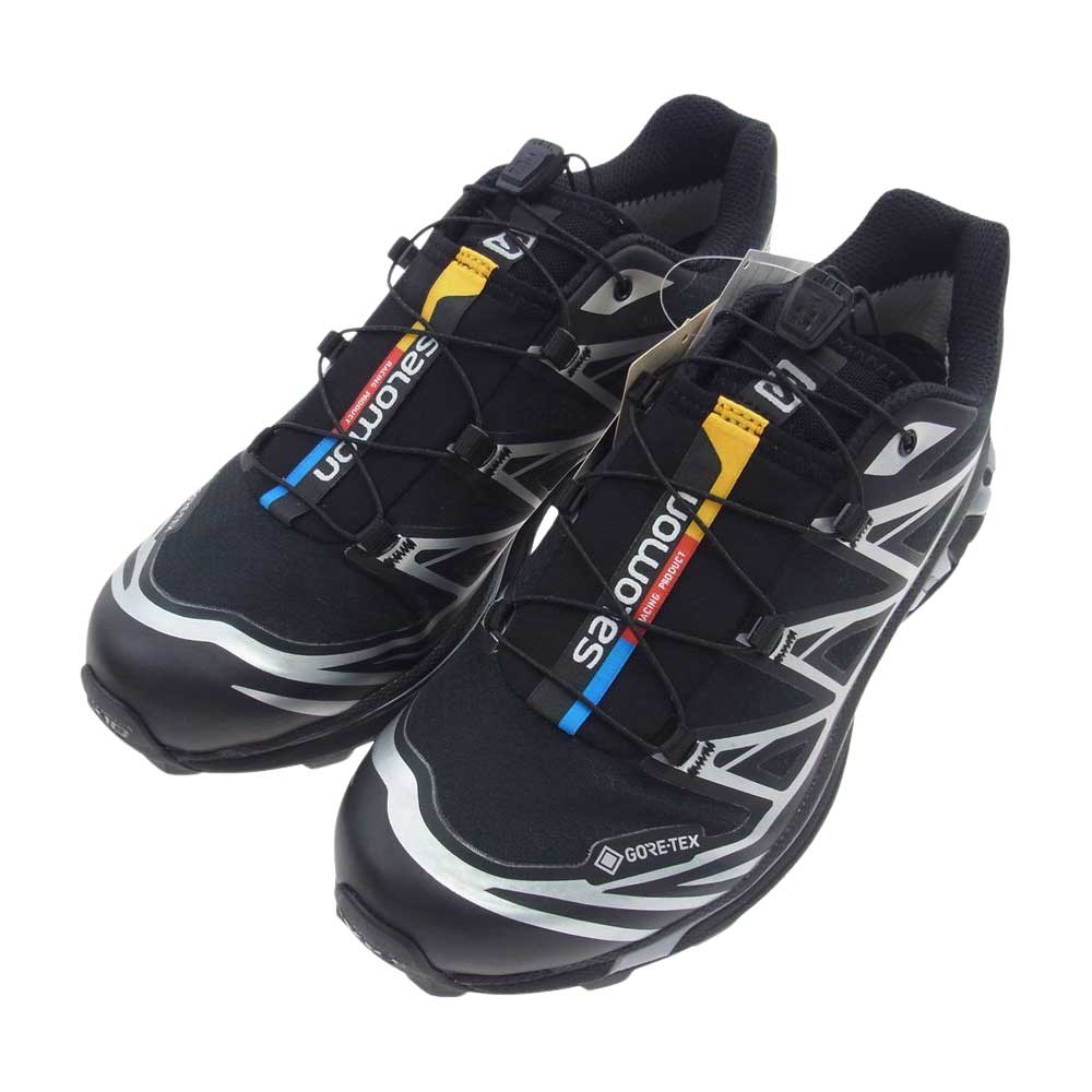 salomon サロモン 474506 XT-6 GTX GORE-TEX スニーカー ブラック系 24.5cm【新古品】【未使用】【中古】