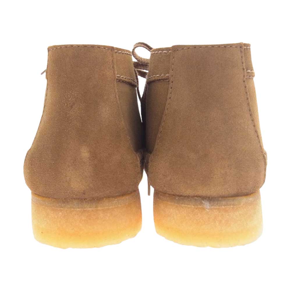 Clarks クラークス WEAVER BOOT ウィーバー ブーツ スエード シューズ ブラウン系 US7【新古品】【未使用】【中古】