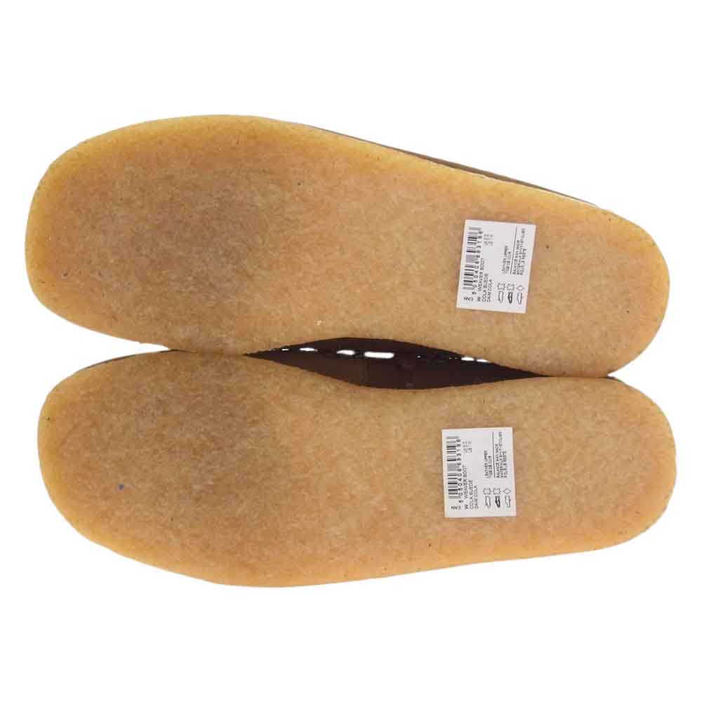 Clarks クラークス WEAVER BOOT ウィーバー ブーツ スエード シューズ ブラウン系 US7【新古品】【未使用】【中古】