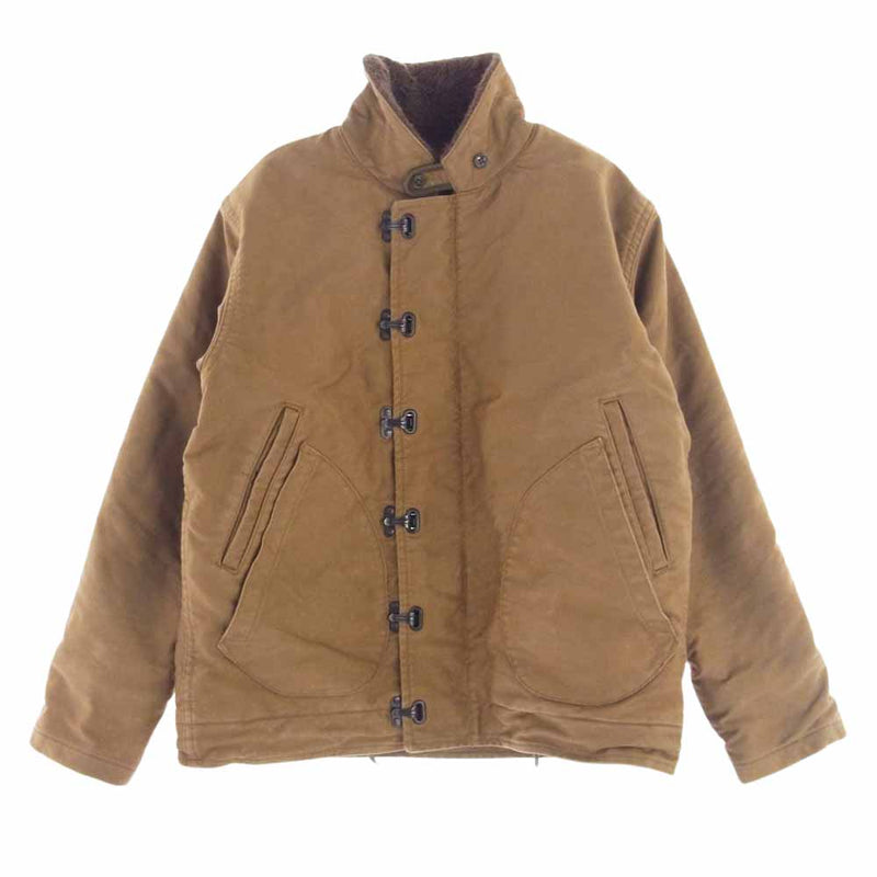 Nigel Cabourn ナイジェルケーボン 8037-00-30005 40s US CLIP JACKET クリップジャケット デッキ ミリタリー ジャケット カーキ系 46【中古】