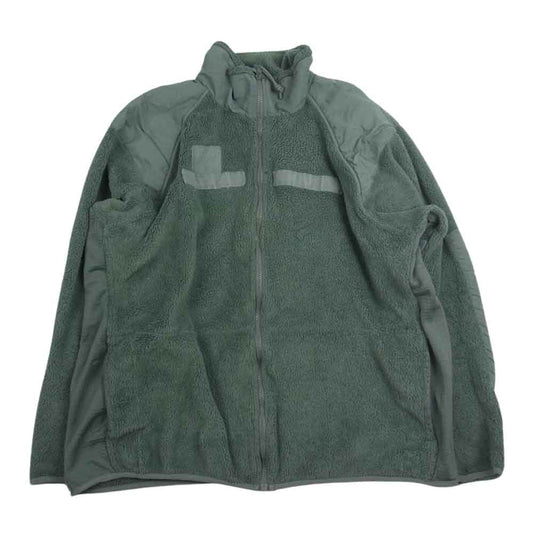 アメリカ軍 01年製 GOODWILLINDUSTRIES 社製 ECWCS GEN3 LEVEL3 エクワックス ポーラテック ミリタリー フリースジャケット カーキ系 XL【中古】