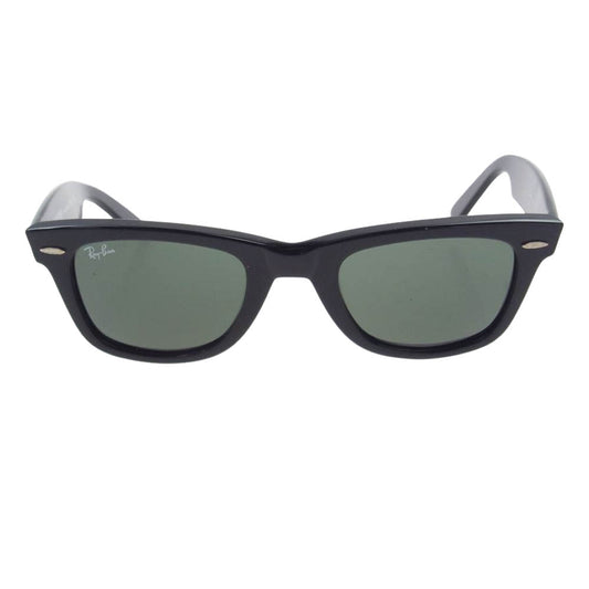 Ray-Ban レイバン RB2140 901 イタリア製 47□22 3N ORIGINAL WAYFARER オリジナル ウェイファーラー  ウェリントン サングラス  眼鏡 メガネ ブラック系 47□22【中古】