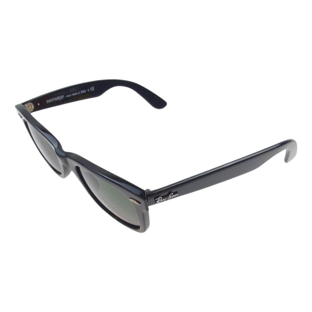 Ray-Ban レイバン RB2140 901 イタリア製 47□22 3N ORIGINAL WAYFARER オリジナル ウェイファーラー  ウェリントン サングラス  眼鏡 メガネ ブラック系 47□22【中古】