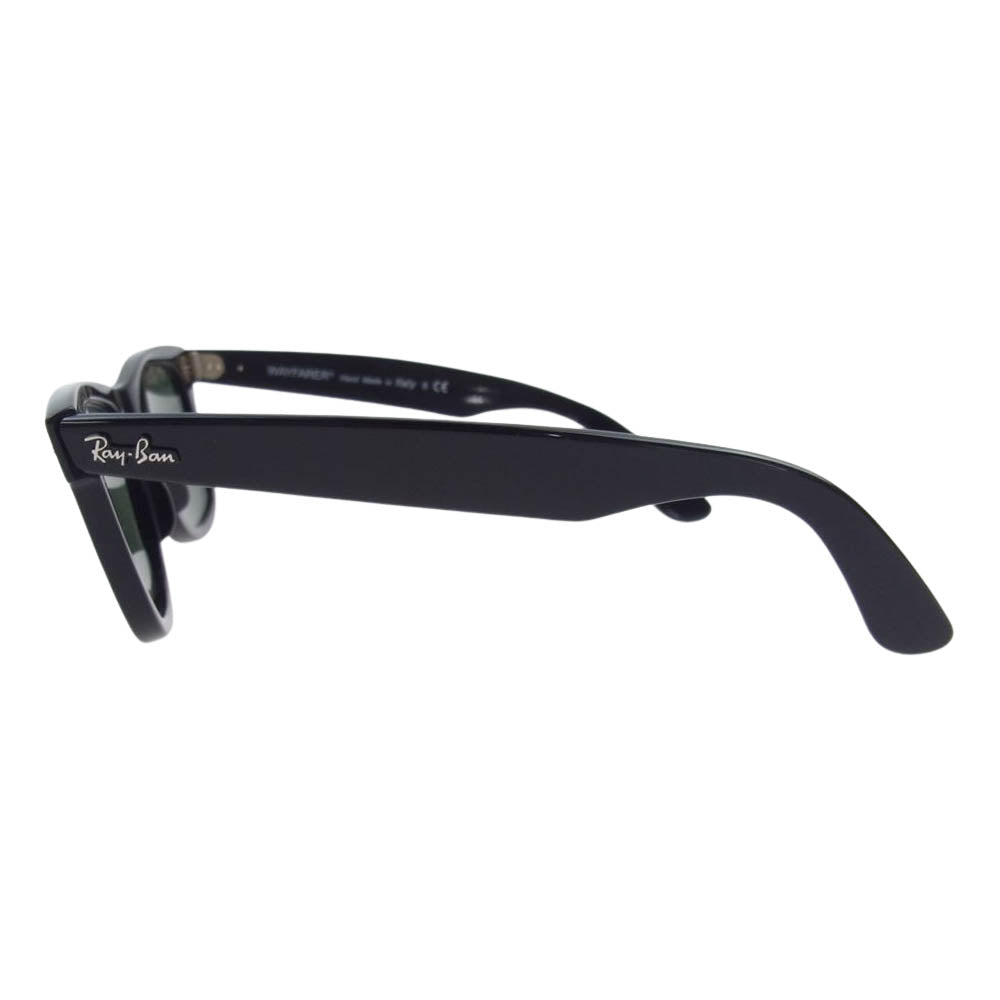 Ray-Ban レイバン RB2140 901 イタリア製 47□22 3N ORIGINAL WAYFARER オリジナル ウェイファーラー  ウェリントン サングラス  眼鏡 メガネ ブラック系 47□22【中古】