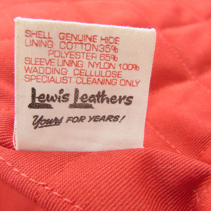 Lewis Leathers ルイスレザー レザー ライトニング ダブル ライダース ジャケット ブラック系 36【中古】