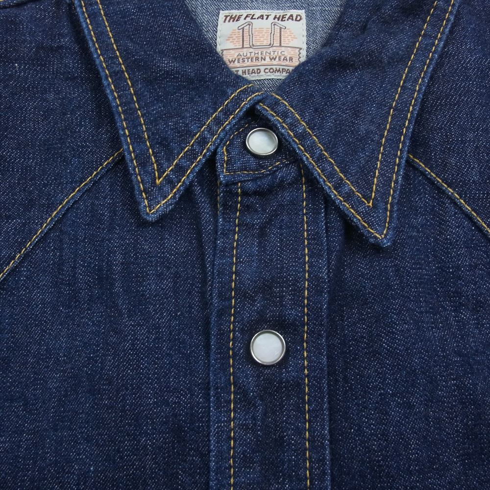 THE FLAT HEAD ザフラットヘッド 7001 デニム ウエスタン インディゴブルー系 42【中古】