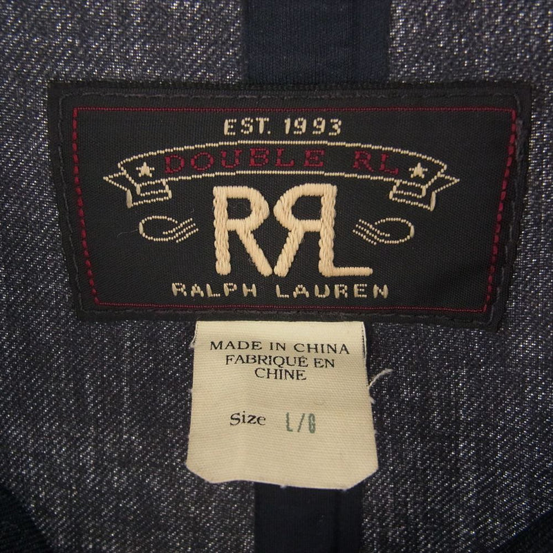 RRL ダブルアールエル 782661798001 ステンカラー トレンチ ロング コート ブラック系 L【中古】