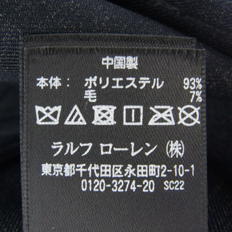 RRL ダブルアールエル 782661798001 ステンカラー トレンチ ロング コート ブラック系 L【中古】