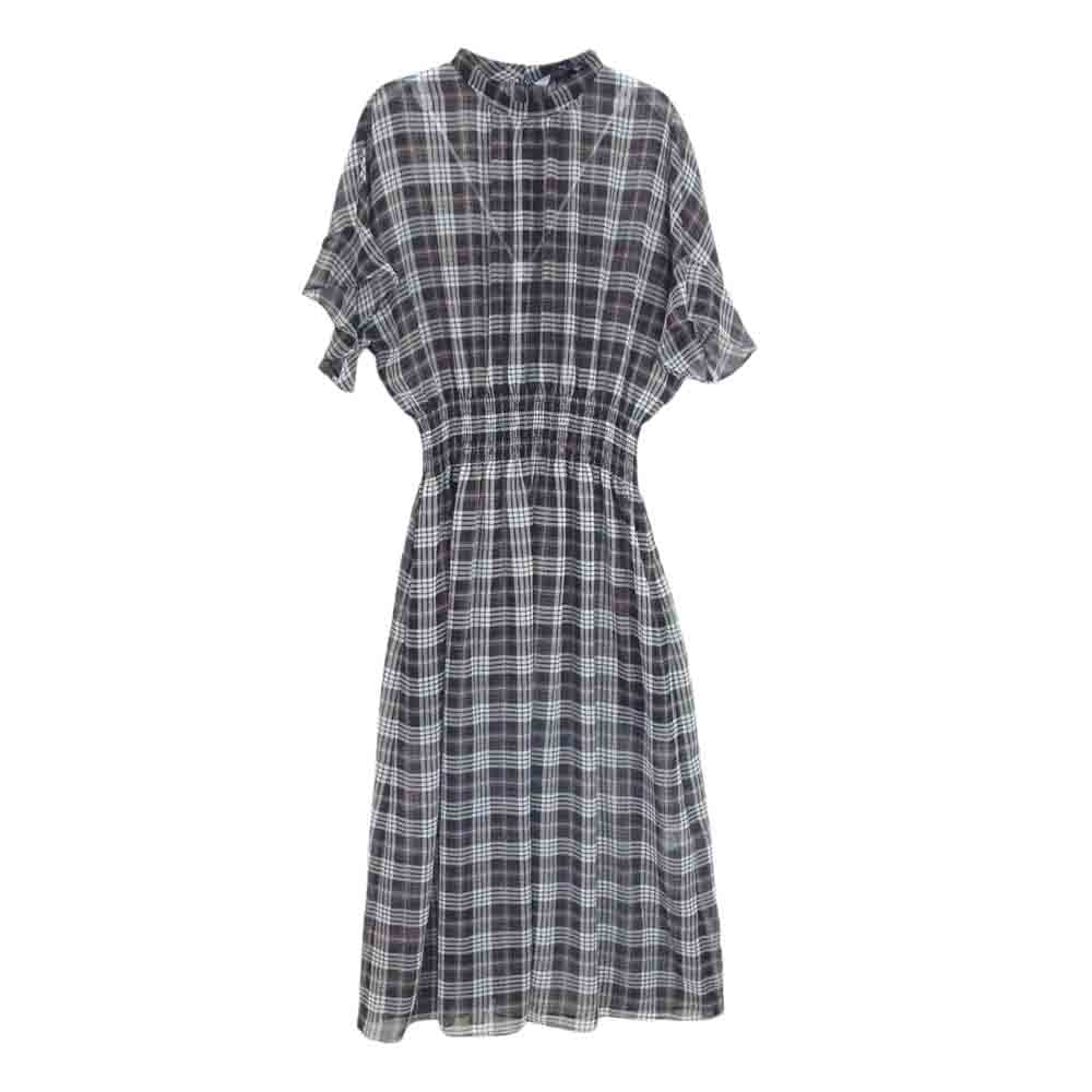 ティアラ Traditional Check Onepiece トラディショナル チェック シースルー ワンピース ブラック系 サイズ表記無【中古】
