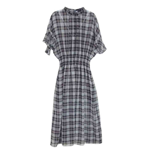 ティアラ Traditional Check Onepiece トラディショナル チェック シースルー ワンピース ブラック系 サイズ表記無【中古】