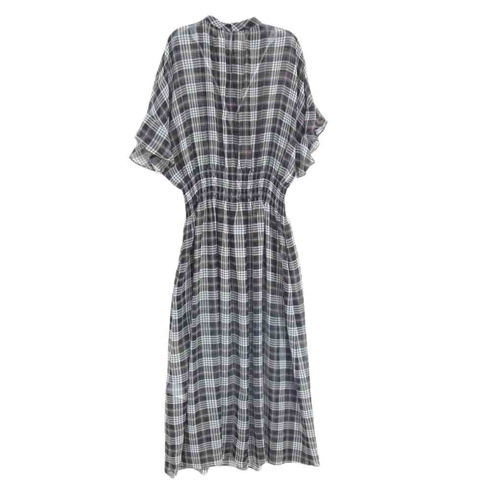 ティアラ Traditional Check Onepiece トラディショナル チェック シースルー ワンピース ブラック系 サイズ表記無【中古】