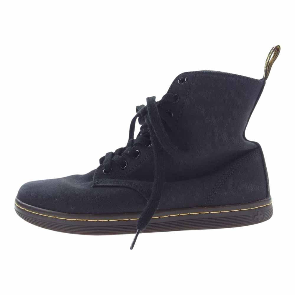 Dr.Martens ドクターマーチン ECLECTIC SHOREDITCH 7EYE BOOT キャンバス  スニーカー ブーツ  ブラック系 UK8【中古】