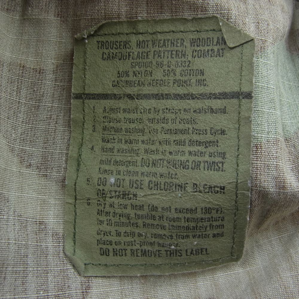 ミリタリー バンダナ リメイク ミリタリー カーゴ カットオフ ショーツ ショートパンツ カーキ系【中古】