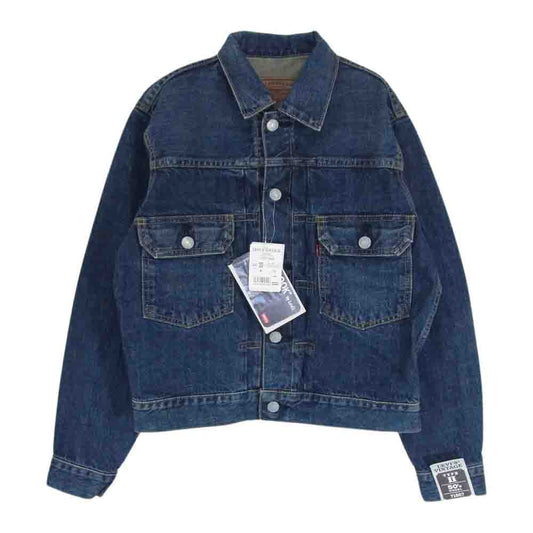 Levi's リーバイス 71507-XXUD 日本製 71507XX  BIG E TYPE2 Gジャン タイプツー ビッグイー ジージャン デニム トラッカー ジャケット インディゴブルー系 34【極上美品】【中古】