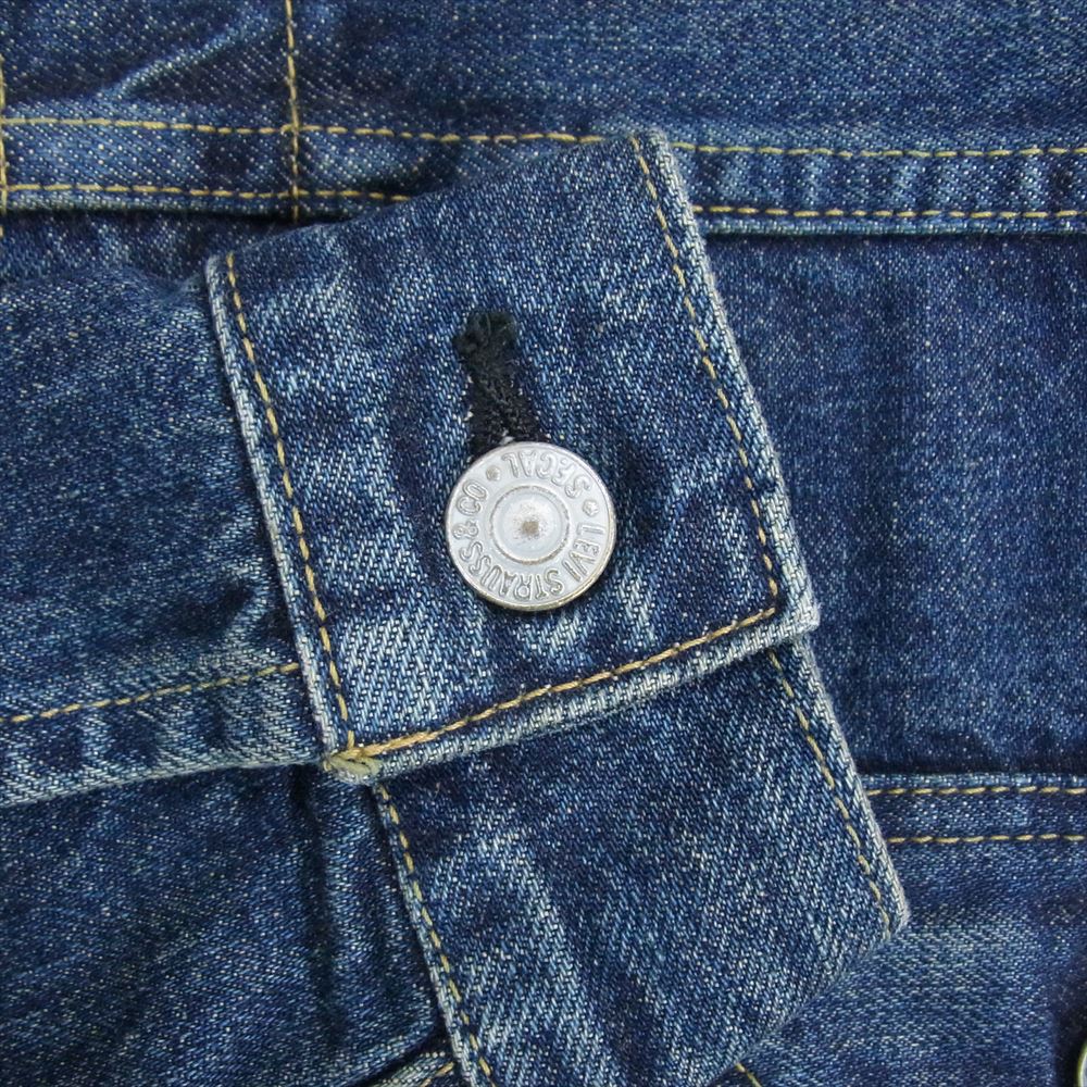 Levi's リーバイス 71507-XXUD 日本製 71507XX  BIG E TYPE2 Gジャン タイプツー ビッグイー ジージャン デニム トラッカー ジャケット インディゴブルー系 34【極上美品】【中古】