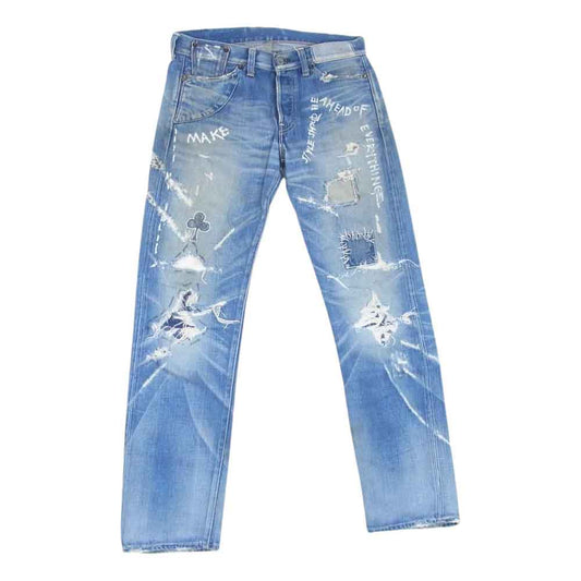 Levi's リーバイス 66501-0070 501XX ダブルネーム Vintage Clothing LVC エクストリームカスタマイズド デニム パンツ インディゴブルー系 31【中古】