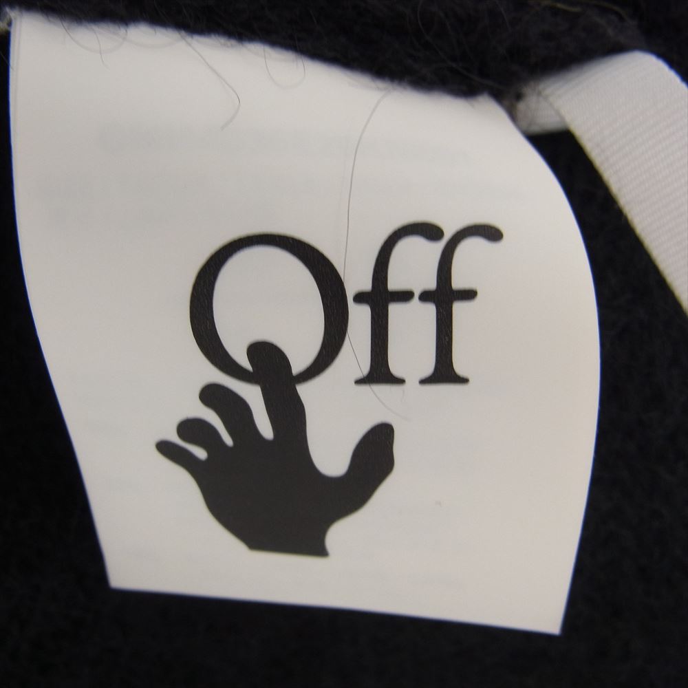OFF-WHITE オフホワイト  20AW OMHA036E20KNI001 バック アロー モヘア ニット ブラック系 M【中古】
