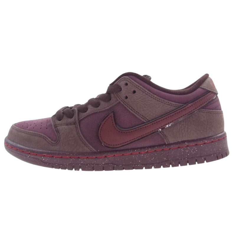 NIKE ナイキ FN0619-600 SB Dunk Low PRM City of Love Burgundy ダンク ロー PRM シティ オブ ラブ スニーカー ワインレッド系 28cm【極上美品】【中古】