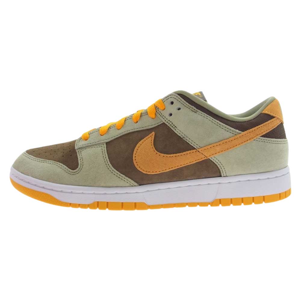 NIKE ナイキ DH5360-300 Dunk Low SE Dusty Olive ダンク ロー スニーカー イエロー系 ブラウン系 カーキ系 28cm【極上美品】【中古】