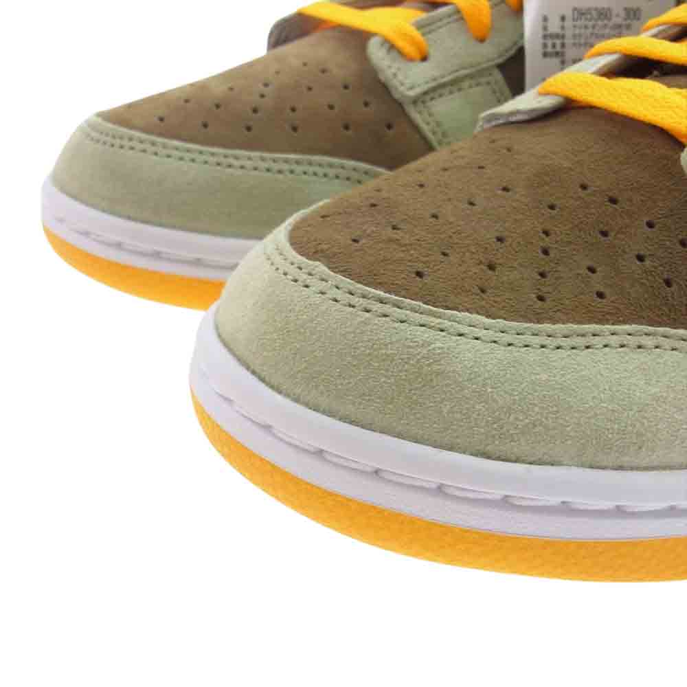 NIKE ナイキ DH5360-300 Dunk Low SE Dusty Olive ダンク ロー スニーカー イエロー系 ブラウン系 カーキ系 28cm【極上美品】【中古】