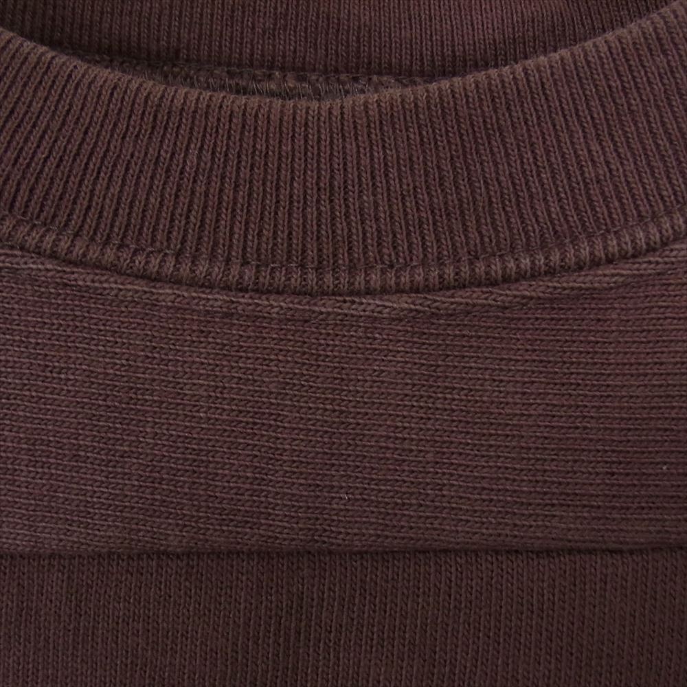 STANDARD CALIFORNIA スタンダードカリフォルニア × Champion チャンピオン 七分袖 フットボール Tシャツ ブラウン ブラウン系 M【中古】