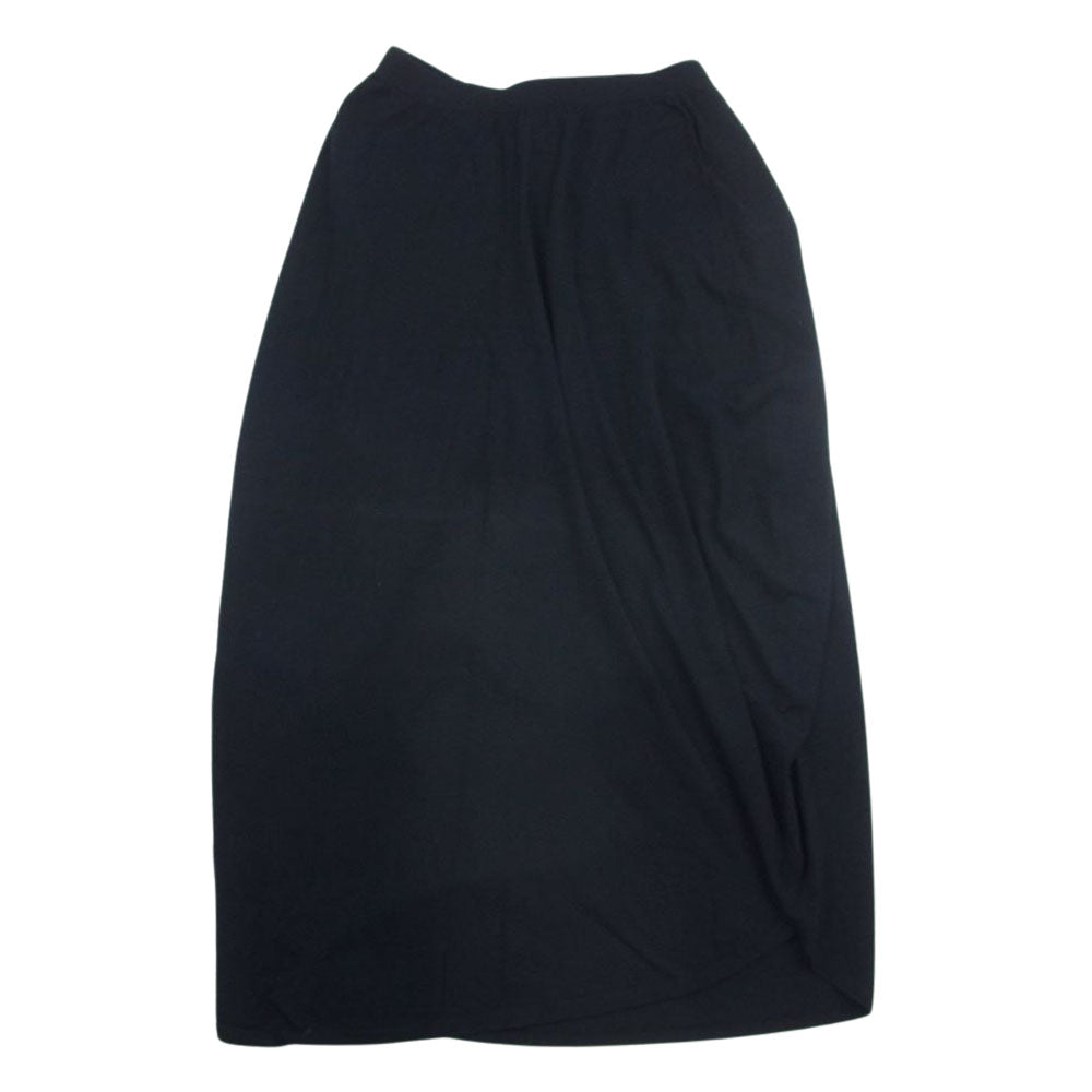 ISSEY MIYAKE イッセイミヤケ 22SS IM21-KG786-15 Deformed Skirt レーヨン イージー ストレッチ 変形 スカート ブラック系 2【美品】【中古】