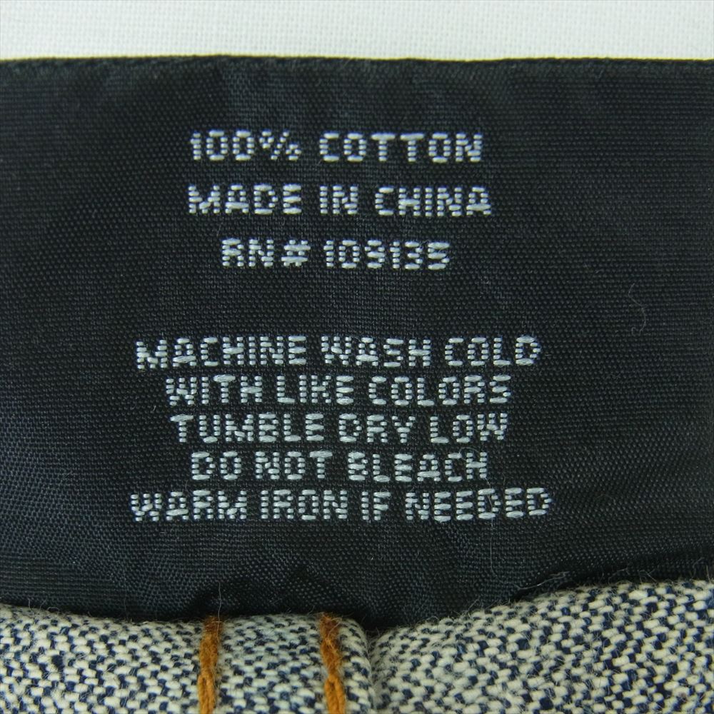 アンク NBA オールスターワッペン付 ワイド バギー デニム パンツ 中国製 インディゴブルー系 40【中古】