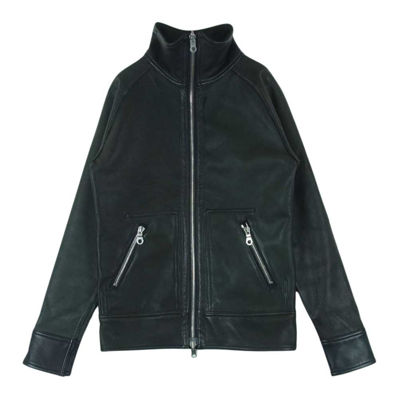 BACKBONE バックボーン 07AW BB07FW-C02 ディアスキン レザー ジャケット リバーシブル ハイネック ジャケット ブラック系 M【中古】