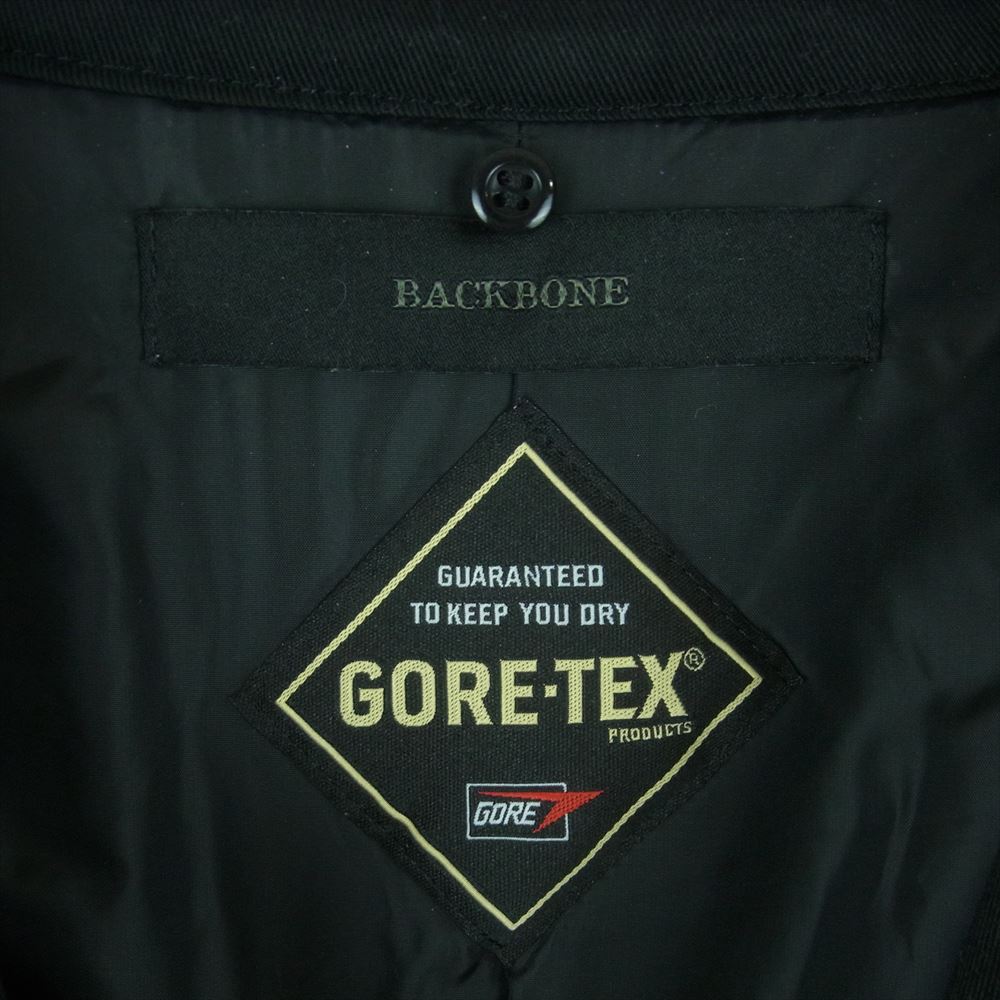 BACKBONE バックボーン 12AW BB12FW-B11 GORE-TEX ゴアテックス ボンバー ジャケット コットン 日本製 ブラック系 S【中古】