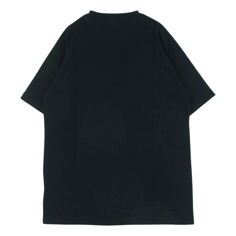 WHITE MOUNTAINEERING ホワイトマウンテニアリング 23SS WM2371514 FLOCKY PRINTE T-SHIRT カレッジロゴ フロッキープリント 半袖 Tシャツ ブラック系 3【新古品】【未使用】【中古】