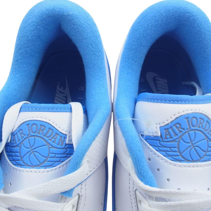 NIKE ナイキ DV9956-104 AIR JORDAN 2 RETRO LOW University Blue エアジョーダン2 ユニバーシティブルー ローカットスニーカー ホワイト系 ライトブルー系 27.5cm【新古品】【未使用】【中古】