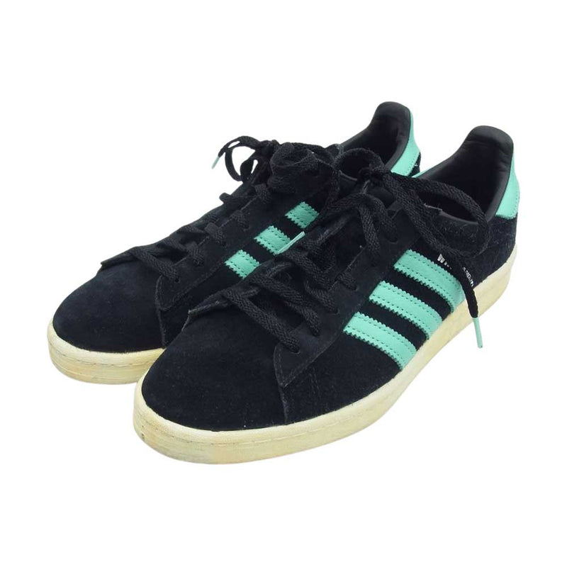 adidas アディダス GX3952 × WIND AND SEA ウィンダンシー ×ATMOS アトモス CAMPUS 80S キャンパス スニーカー ブラック系 26.5cm【中古】