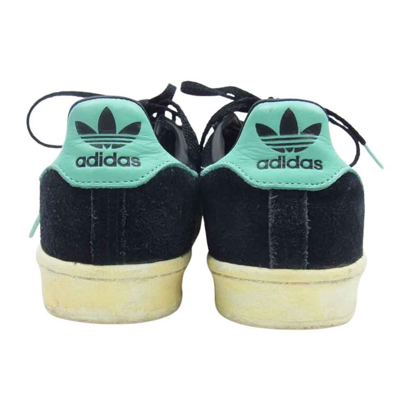 adidas アディダス GX3952 × WIND AND SEA ウィンダンシー ×ATMOS アトモス CAMPUS 80S キャンパス スニーカー ブラック系 26.5cm【中古】