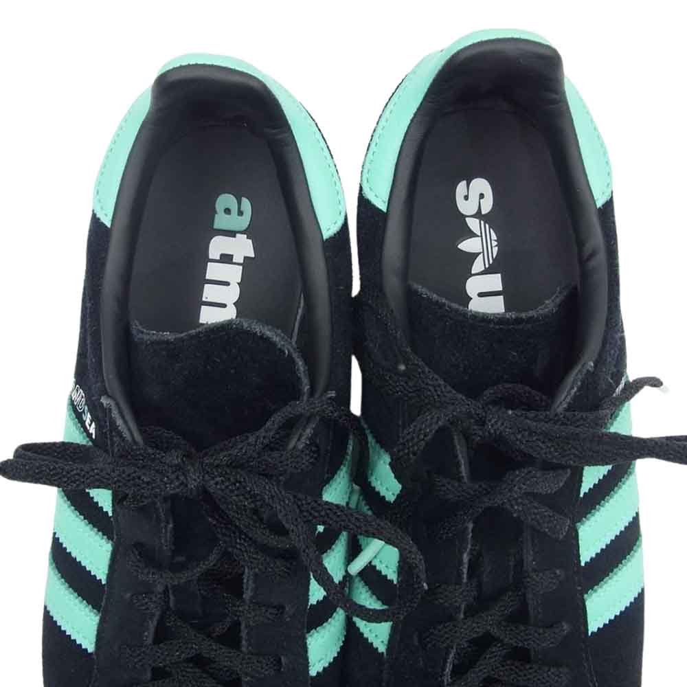 adidas アディダス GX3952 × WIND AND SEA ウィンダンシー ×ATMOS アトモス CAMPUS 80S キャンパス スニーカー ブラック系 26.5cm【中古】