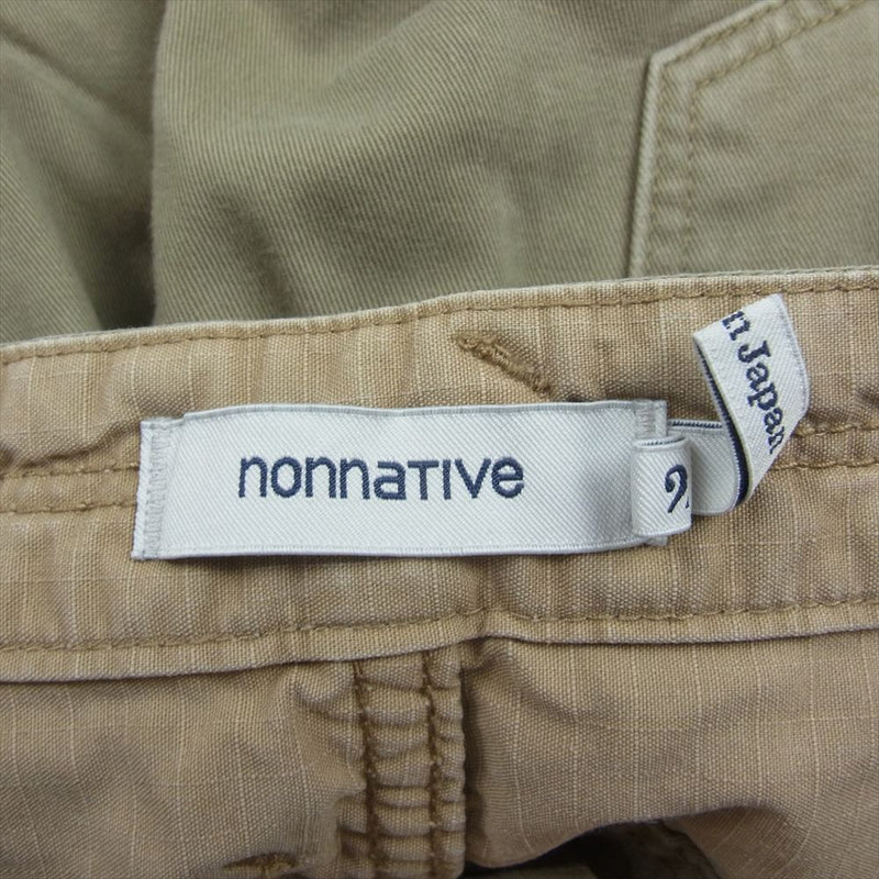 nonnative ノンネイティブ NN-P3926 DWELLER 5P JEANS USUAL FIT COTTON CHINO CLOTH VW フィット コットン チノ パンツ ベージュ系 2【中古】