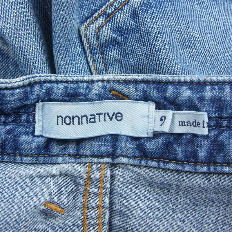 nonnative ノンネイティブ NN-P3918 DWELLER 5P JEANS USUAL FIT COTTON 13oz SELVEDGE DENIM VW JAMIE 5ポケット フィット デニム パンツ  インディゴブルー系 2【中古】