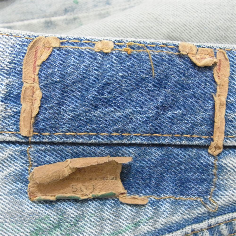 Levi's リーバイス ヴィンテージ オリジナル 501 66後期 スモールe デニム パンツ インディゴブルー系 サイズ表記無【中古】