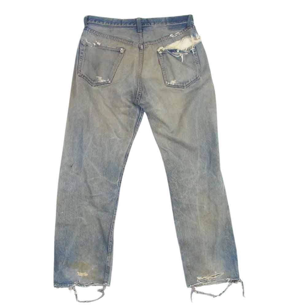 Levi's リーバイス ヴィンテージ オリジナル 60s 501XX ボタン裏刻印J Vステッチ 足長R 両面均等V デニム パンツ インディゴブルー系 サイズ表記無【中古】