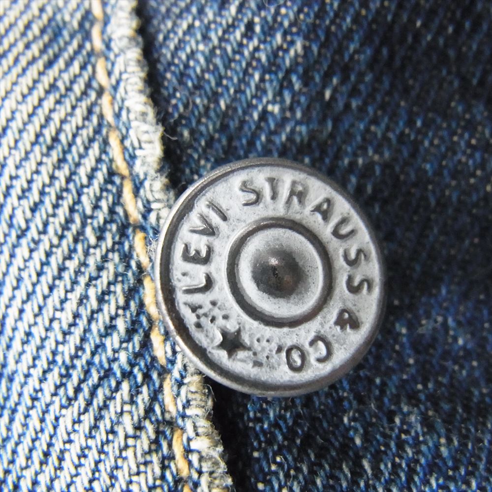 Levi's リーバイス ヴィンテージ オリジナル 60s 501XX ボタン裏刻印J Vステッチ 足長R 両面均等V デニム パンツ インディゴブルー系 サイズ表記無【中古】