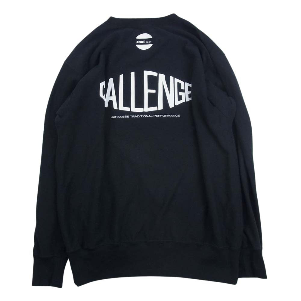 CHALLENGER チャレンジャー CMC TECH C/N SWEAT クルーネック スウェット ブラック系 M【中古】