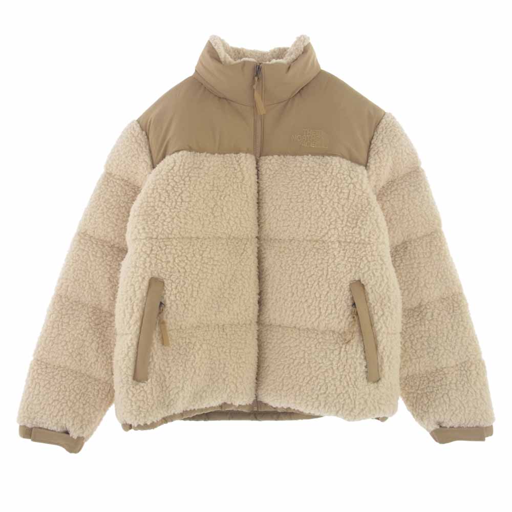 THE NORTH FACE ノースフェイス NF0A5A84 Sherpa Nuptse Jacket シェルパ ヌプシ フリース ボア ジャケット オフホワイト系【中古】