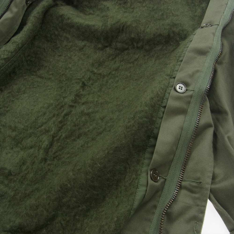 フランス軍 ヴィンテージ ミリタリー M64 ライナー付き ジャケット モスグリーン系【中古】